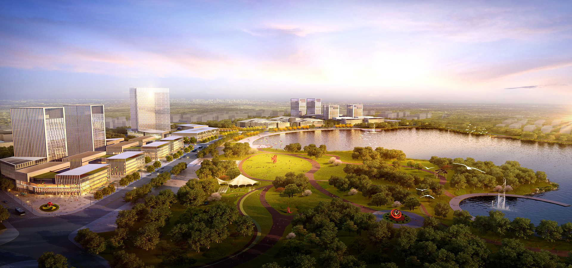 黄冈华夏幸福团风产业新城概念规划